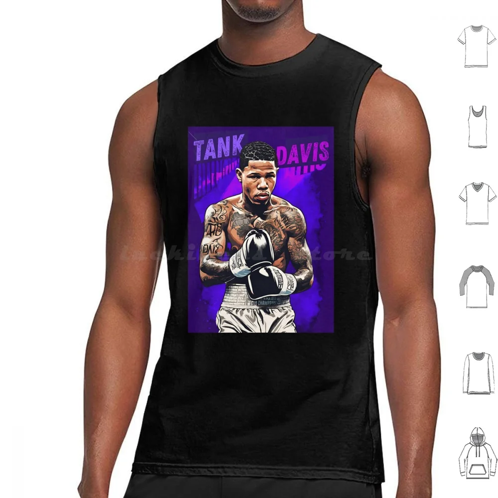 Boxeo rey del tanque Davis Boxer Beast Strongman camisetas sin mangas chaleco sin mangas boxeo Tank Davis Boxer Strongman Knockout