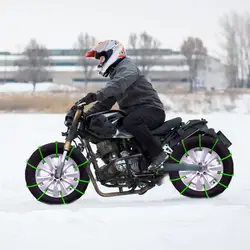Motorcycle Anti Snow Chains Anti-Skid Thickening Tire Chains Anti-Skid Thickening Tire Chains Wheel Tyre Anti-Skid Chains Tire