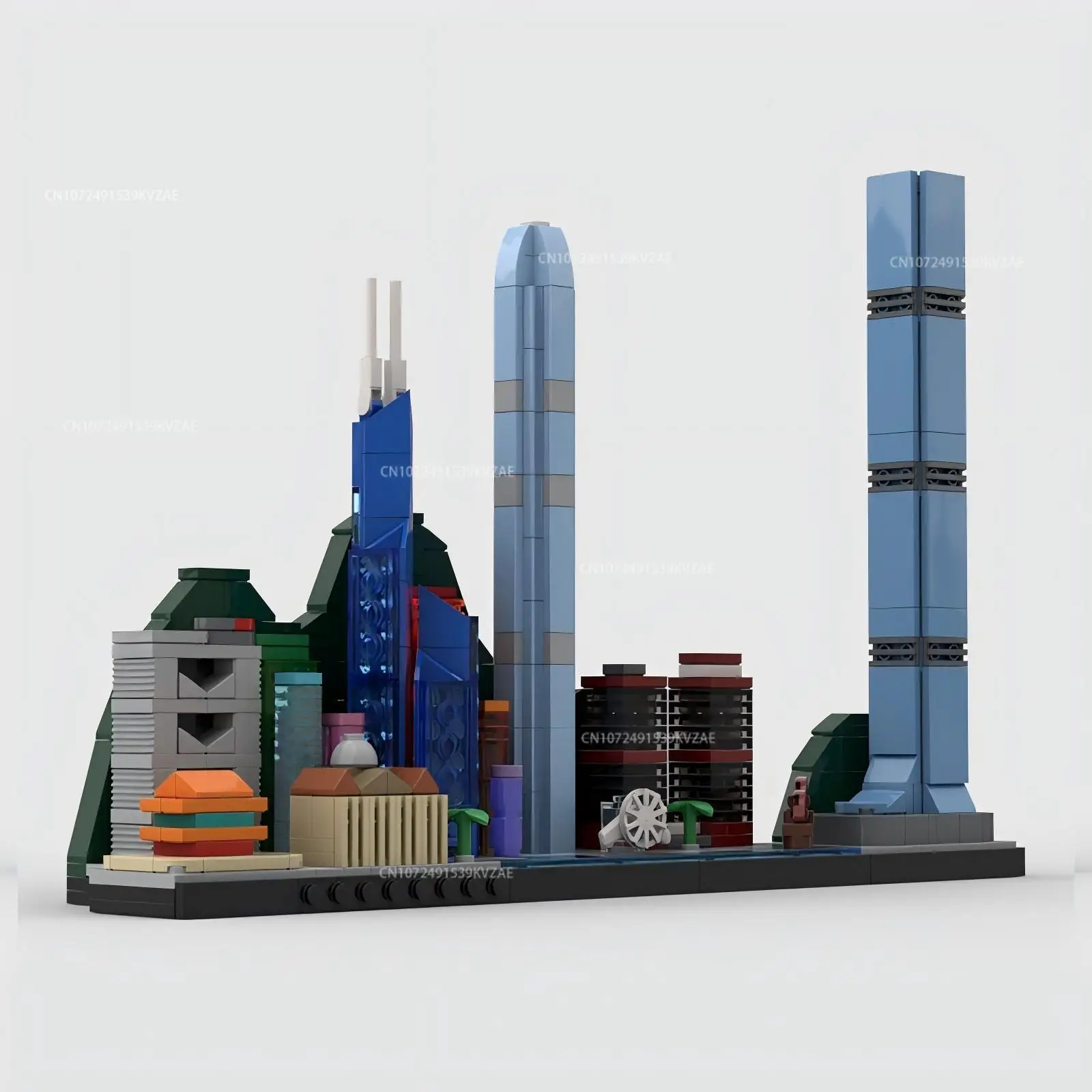 MOC City Skyline Beroemde aantrekkingskracht Bouwstenen Seattle Kuala Lumpur Street View Architectuur Woondecoratie Speelgoed Kerstcadeaus
