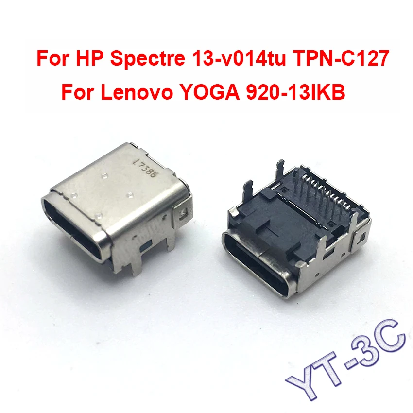 Imagem -04 - Usb tipo c Tipo-c dc Power Jack Porto Carregador Conector para Lenovo Yoga 92013ikb para hp Spectre 13-v014tu 550 Peças Novo