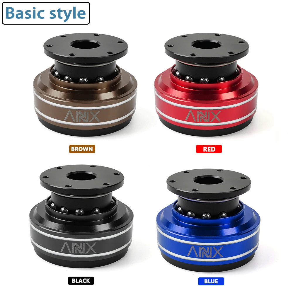 70/74mm Upgraded Quick Release 6 Hole Racing Game Simulator Steering Wheel Aluminum For Simagic Moza M10 A/Mini Euro Truck QR040