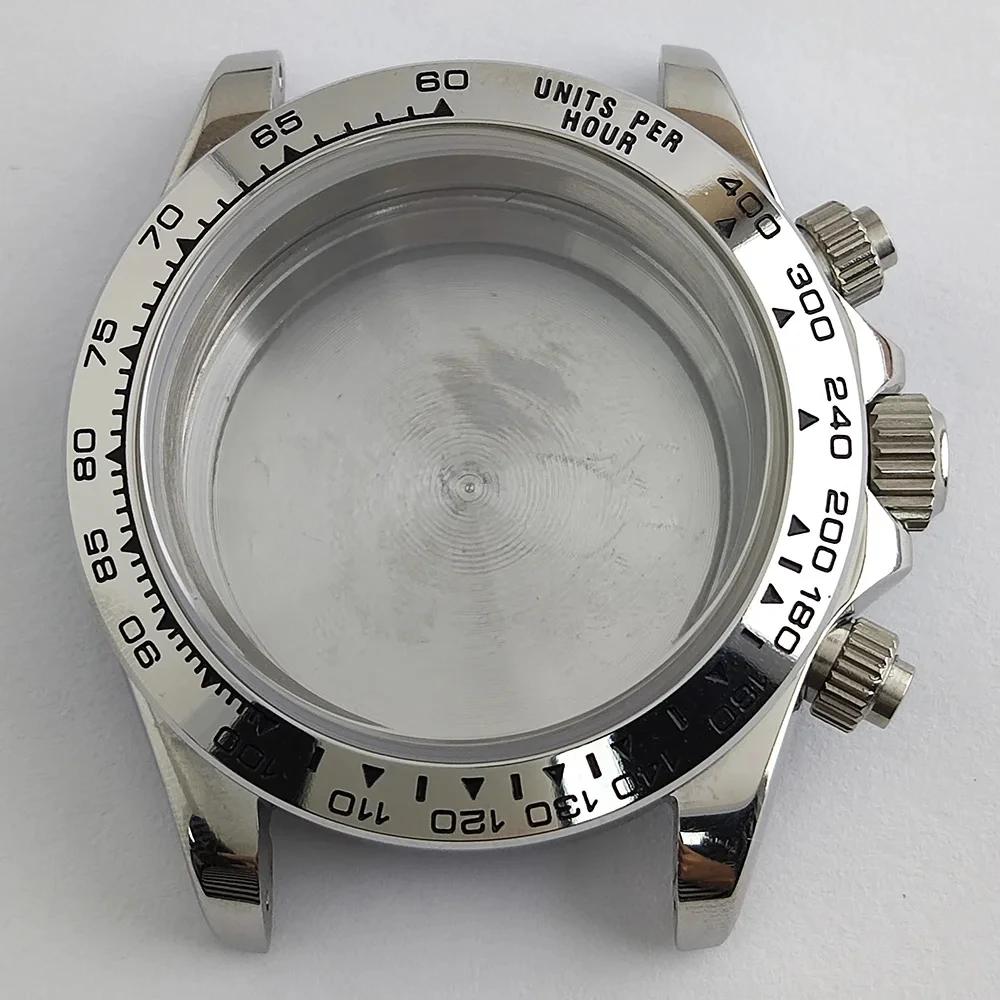 VK63 Watch Case 39mm case stainless steel case with high-quality bezel suitable for VK63 movement watch modification accessories