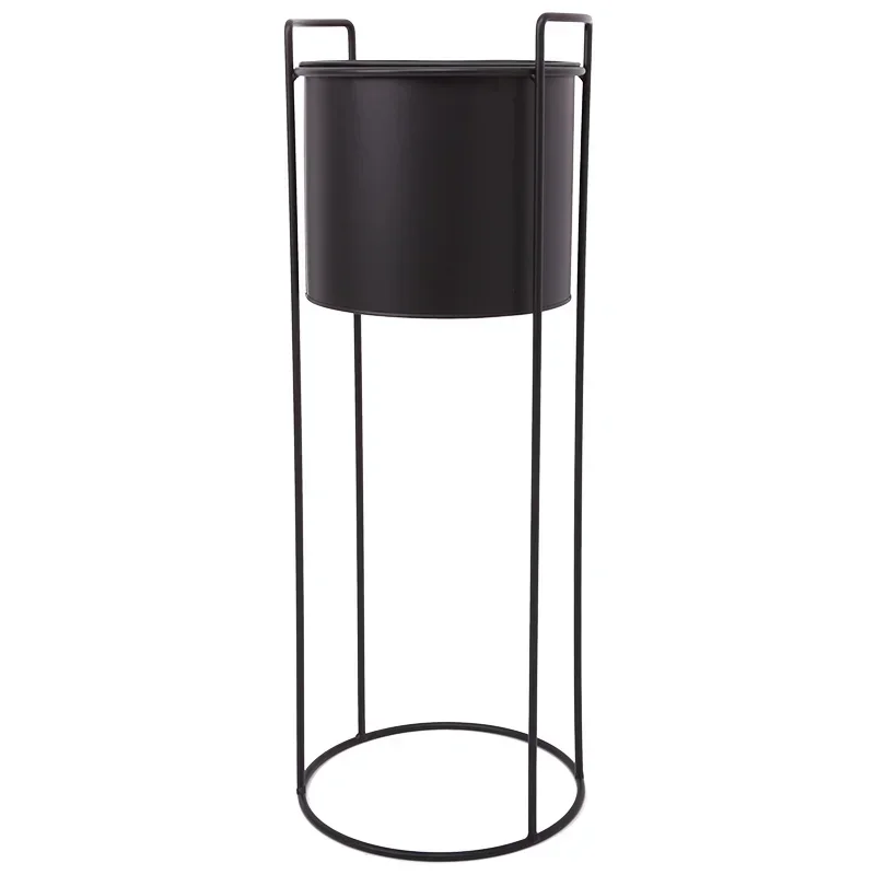 Living Room Stand for Flowers Large Landing Flower Stand Bilateral Handle Metal Racks Practical Beautiful Indoor Gardening