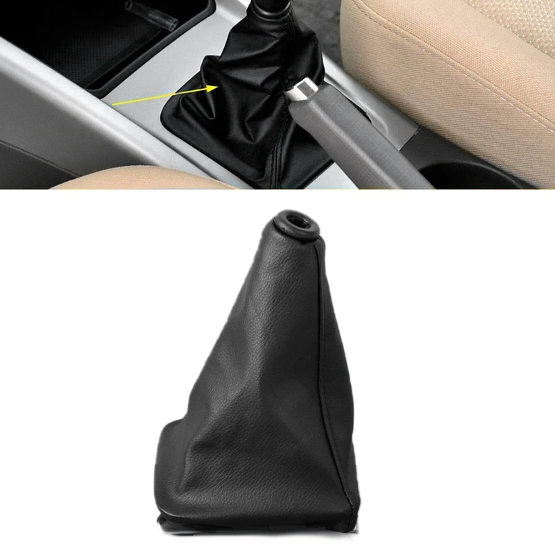 Car PU Leather Gear Boot Gaiter Cover For Hyundai Elantra Avante XD 2002 2003