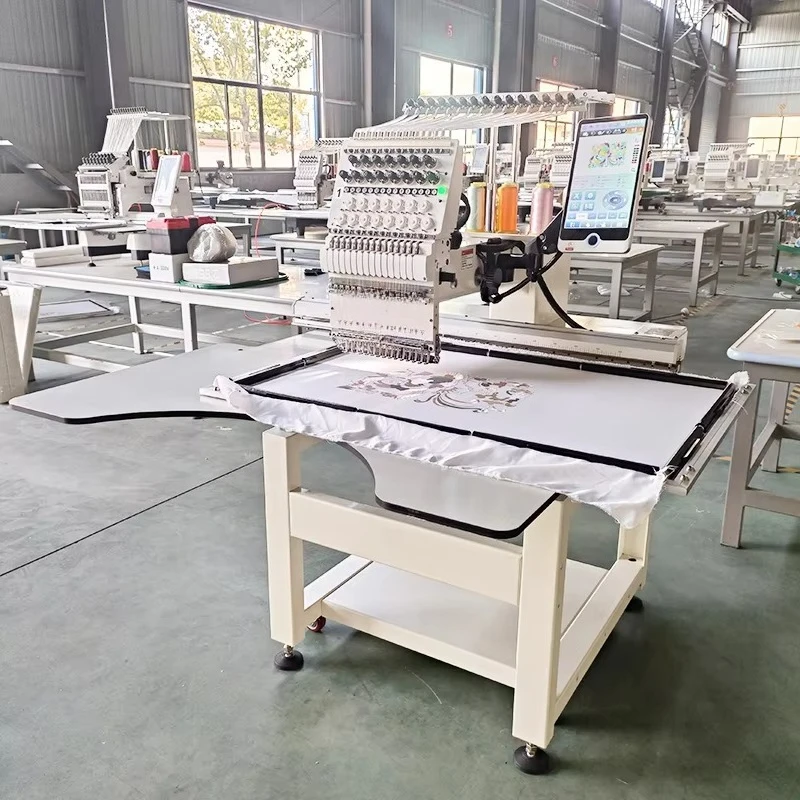 Industrial Embroidery Machine for Clothing Manufacturing Custom Logo and Garment Decoration Projects