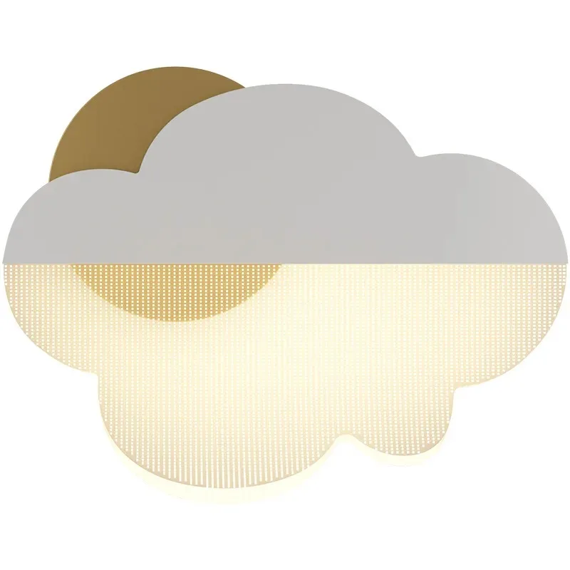 Children's Room Wall Lamp Colorful Cloud Simple Modern Cartoon Led Wall Lamp for Boys and Girls Nordic Bedroom Bedside Lamp