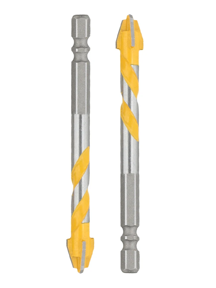 2PCS Eccentric Drill Bit Set with 9 Blades Designed for Quick and Efficient Drilling in For Concrete and Marble