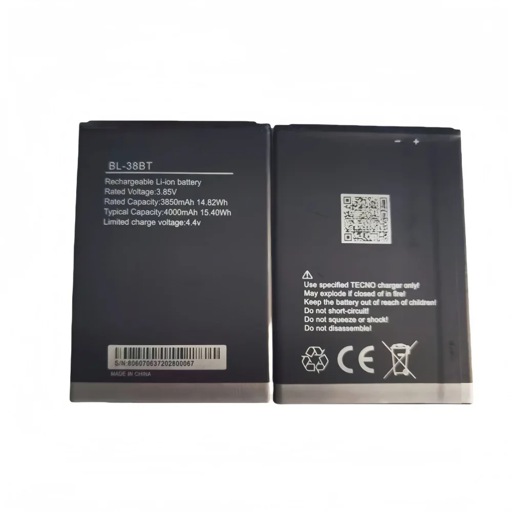 3.85V 4000mAh,BL-38BT rechargeable battery suitable for Nokia Pop 5 GO/BD1mobile phone battery