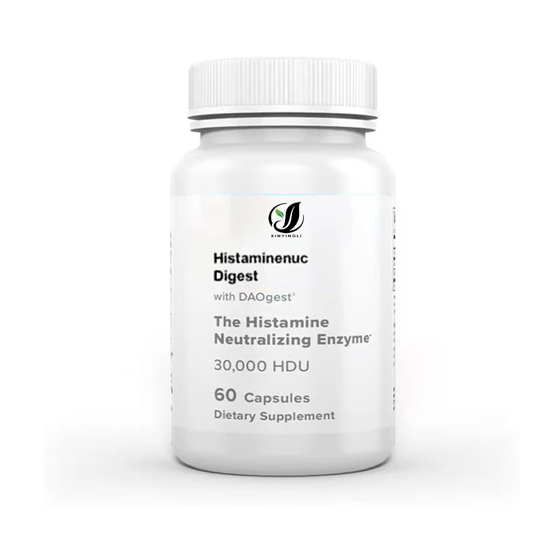 DAO 30,000 HDU， 60 Capsules - Histamine Neutralizing Enzyme - Relieve Histamine Intolerance with Diamine Oxidase