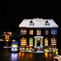 Not Included Building Blocks LED Light Kit For Ideas Home Alone 21330 DIY Toys Gift Only Lighting Set