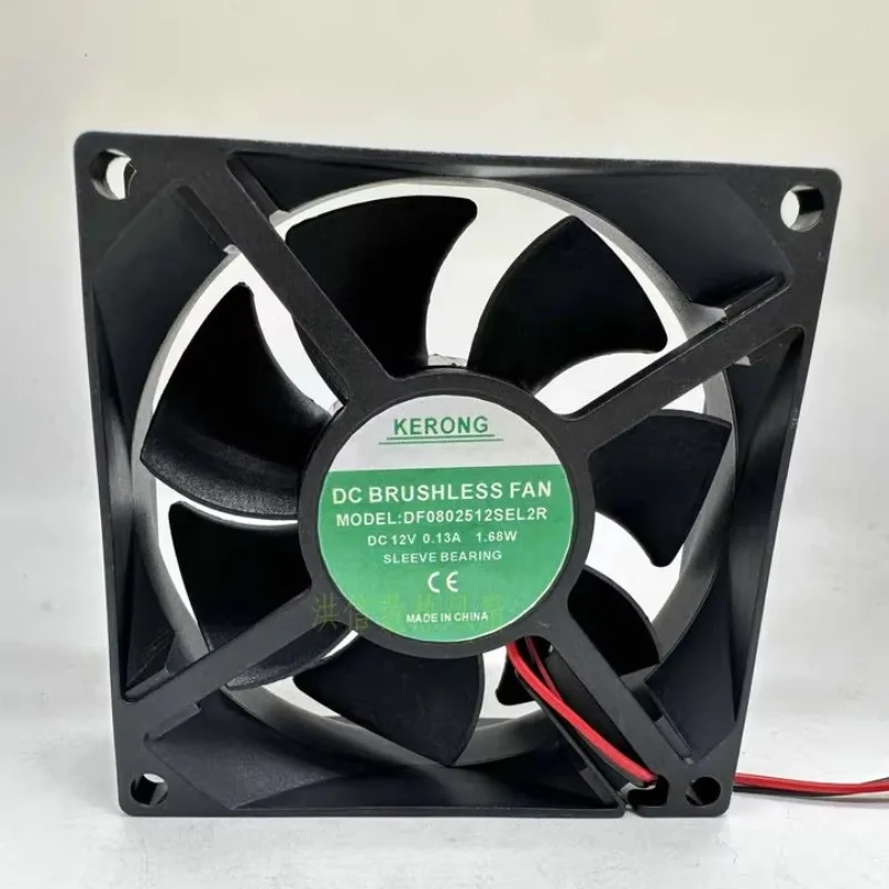 

New Cooler Fan for DF0802512SEL2R 8CM 8025 12V 0.13A 1.68W Cooling Fan 80*80*25MM