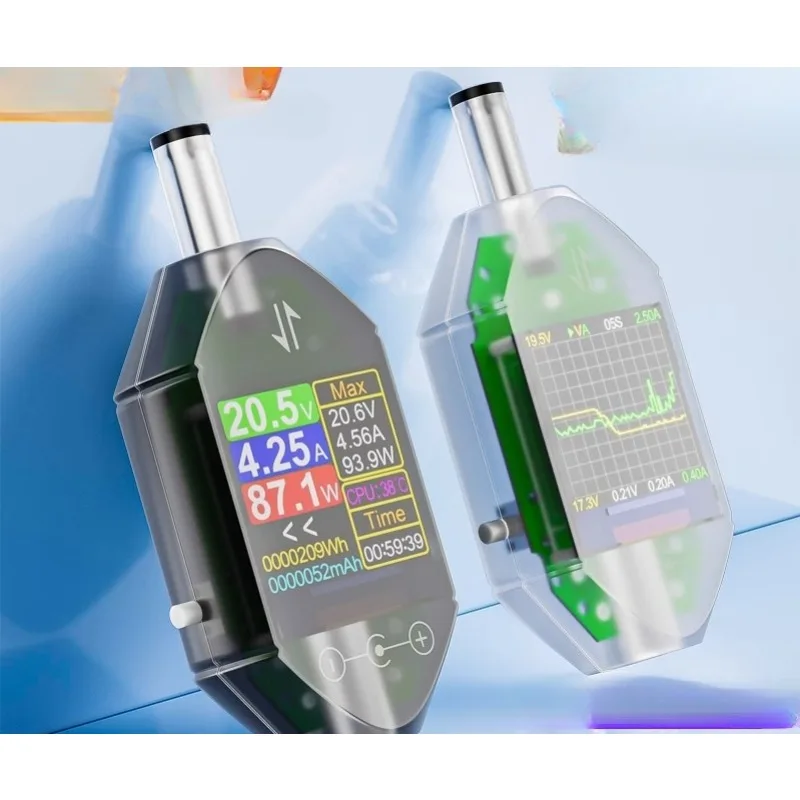 The latest DT550 high-precision digital voltage ammeter, DC5.5 * 2.5 interface tester digital power meter