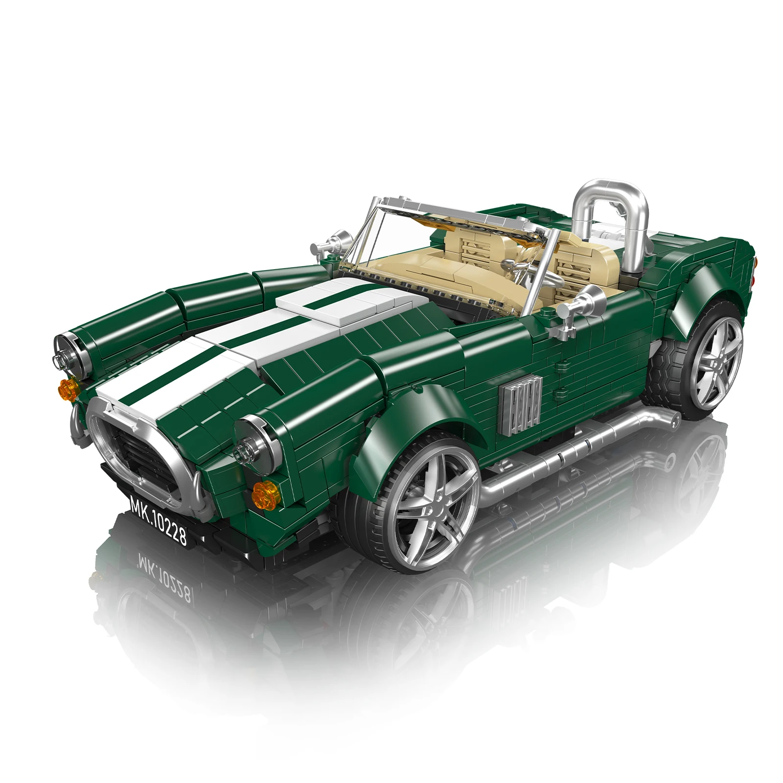 New Classic Car Model Building Blocks Set Boys Assembly Car 27101/10228 Collectible Vehicle Educational DIY MOC Bricks Toy Gifts