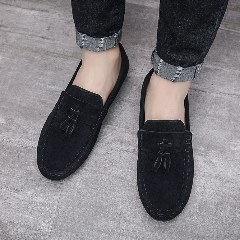 Heren Casual Schoenen Mode Klassieke Kwastjes Rijden Casual Bootschoenen Heren Hoge Kwaliteit Zachte Zool Heren Loafers Mocassin Schoenen