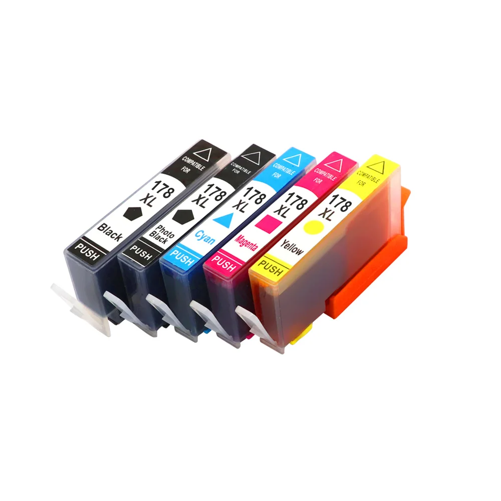 ASW 178XL Ink Cartridge Replacement for HP 178 Photosmart B109a B010b B209 B210 3070A 7515 5515 3520 7510 4620 5510 Printer