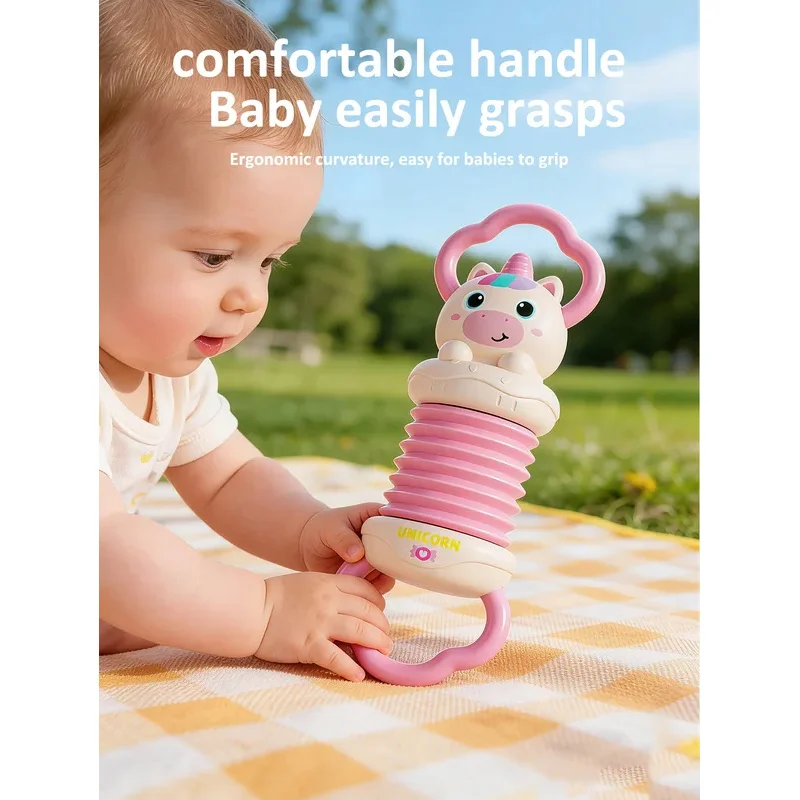 Baby Accordion Toy Unicorn Musical Instrument Early Educational Sensory Toy for Toddlers Interactive Handheld Toy Birthday Gift