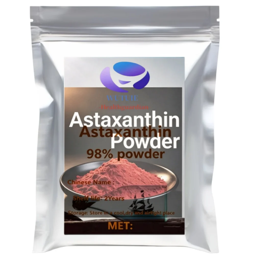 99% Pure Astaxanthin Powder, Natural Cosmetic Grade Antioxidant, Anti-aging Brightening Skin Care Material