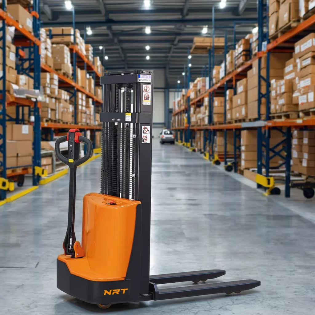 

Самопогрузчик, вилочный погрузчик, цена, противоударный электрический штабелер с рацией, стандартная длина вилки 1070 мм