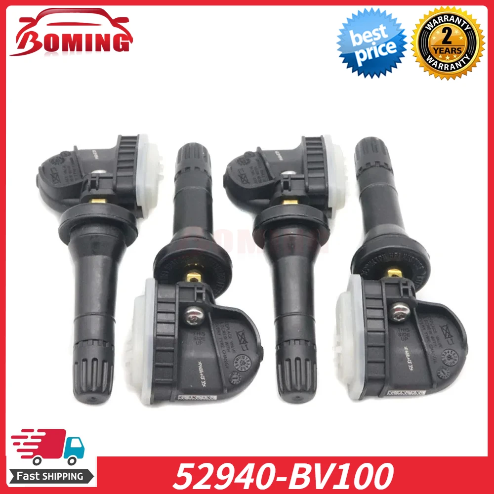 Tire PressureMonitoring Sensor 1/4PCS 52940-BV100 433MHz For KIA EV6 Sonet Sportage For HYUNDAI Tucson Tucson hybrid 52940BV100