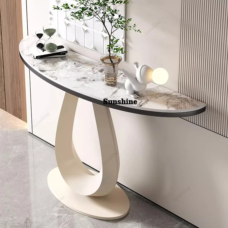 

Modern Luxury Creative Console Table Minimalist Table Unique Storage Consola De Entrada De Casa Living Room Furniture
