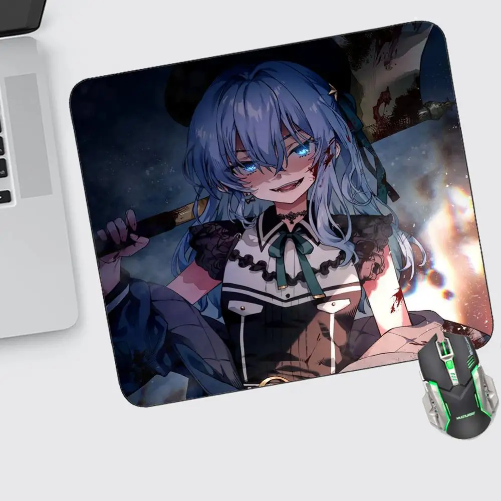 

Hoshimachi Suisei Mouse Pad Small Gaming Accessories Keyboard Computer Offices Desk Mat Pc Gamer Non-slip Rubber Mousepad