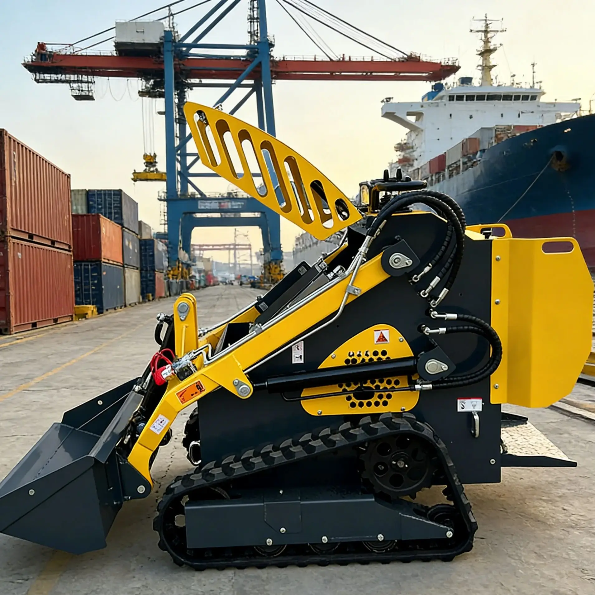 맞춤형 소형 스키드 스티어 로더: 작업 효율성으로 좁은 공간에서 주행