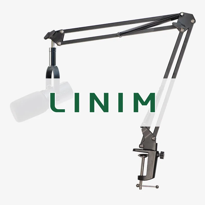 

LINIM Dynamic USB/XLR Microphone Boom Ar Kit with Gain Knob/Touch-mute/Headphone Jack,Recording Mic for PC Sound Card Streaming