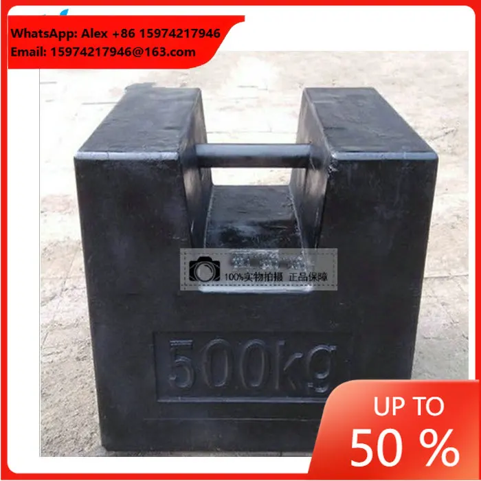 500kg M1 1kg Cast Iron Test Weight For Crane, Cast Iron Weight For Elevator Weight