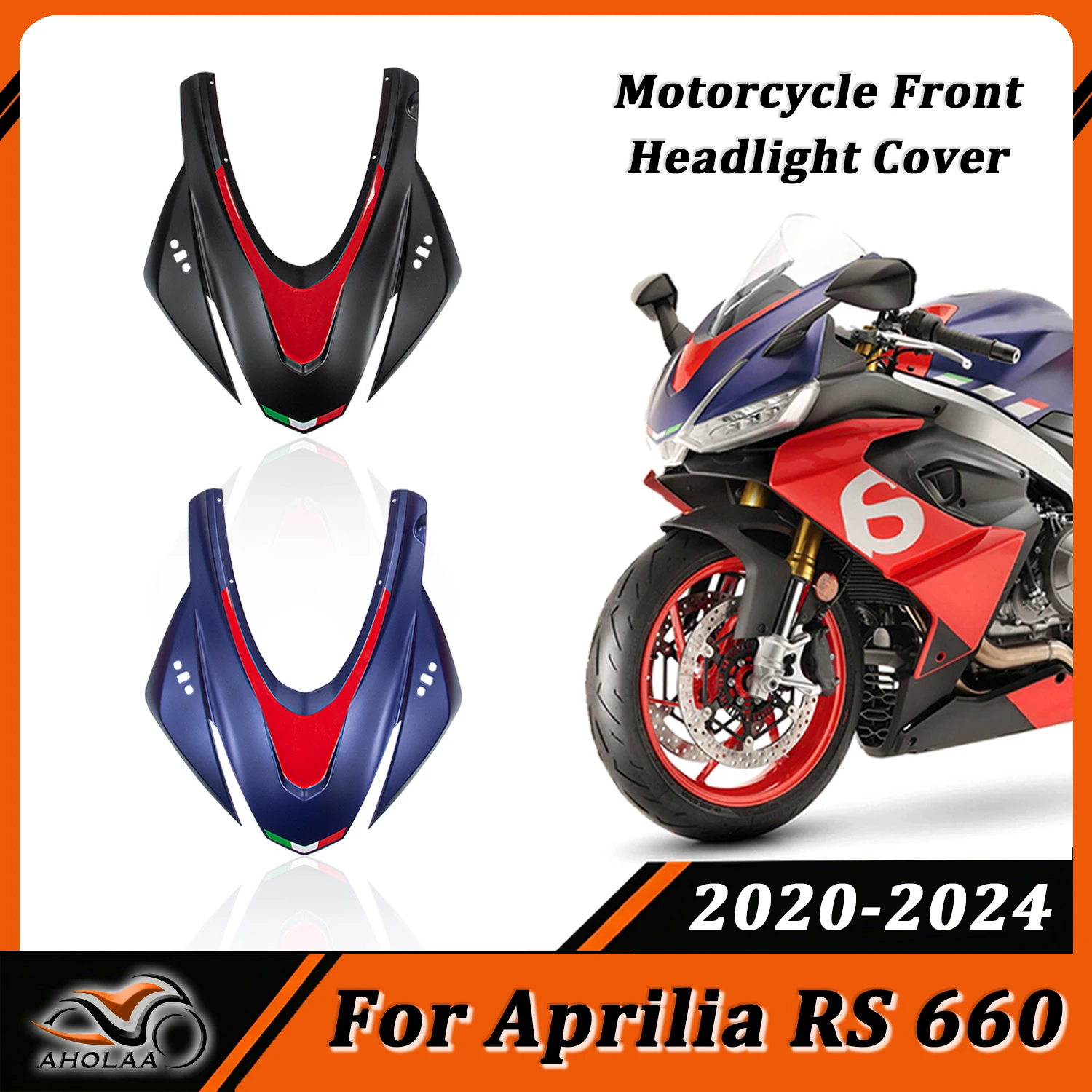 

For Aprilia RS 660 RS660 Front Headlight Cover Headlamp Fairing Head Light Guard Motorcycle Accessories 2021 2022 2023 2024