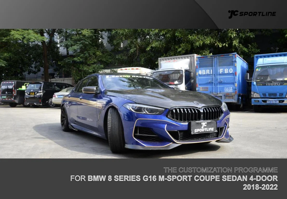

Factory Custom High Grade Auto Tuning Real Dry Carbon Car Bodykit for BMW 8 Series M-Sport 2D 4D 2018-2020