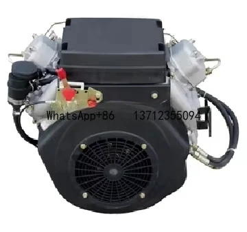 Brand new V type 2 cylinder air cooled 4 stroke small diesel engine R2V88