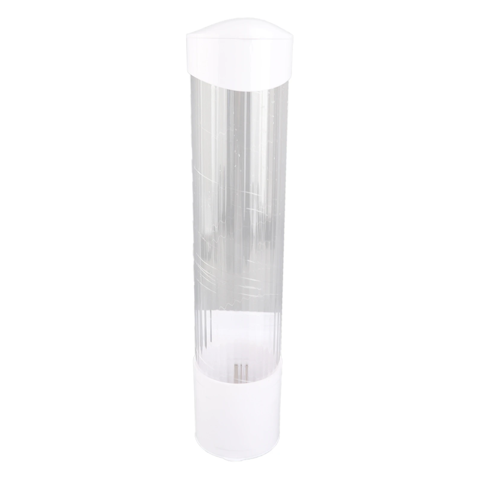 Anti Dust Paper Cup Dispenser Plastic Holder 7.5cm 50 Cups Convenient Container