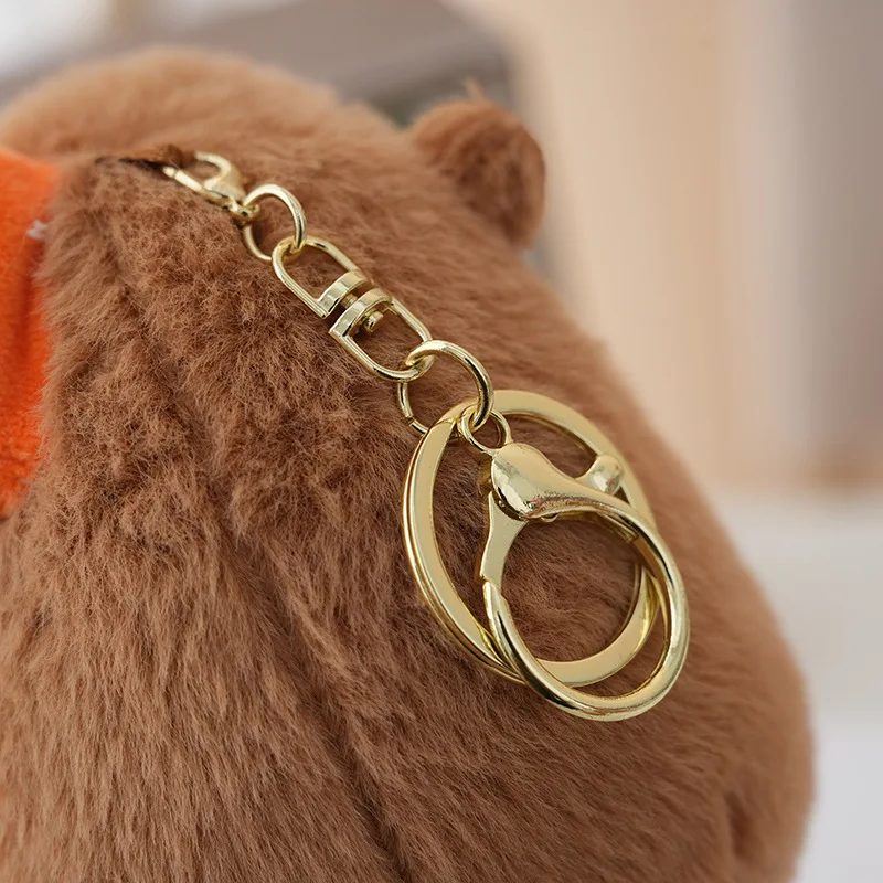 Pluszowa kapibara, mini zawieszka, urocza zabawka, breloczek, zawieszka do plecaka lub torby.