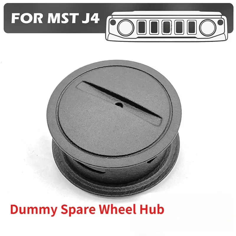 RC Upgrade Ornament Dummy Spare Wheel Hub For MST J4 Jimny 1/10 Scale RC Crawler Alloy Simulation Decor Rear Hobby Accessories