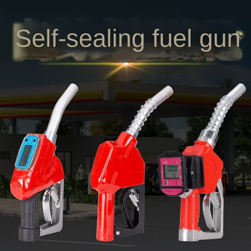 

Metering Oil Injector Gun 1-Inch LCD Display Oil Injector Gun Medium Diesel Manual Gun