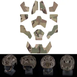 Tactical Helmet Hook Fastener Acessórios para FAST SF, Tactical Helmets Equipment, High-Cut Patches, 11pcs