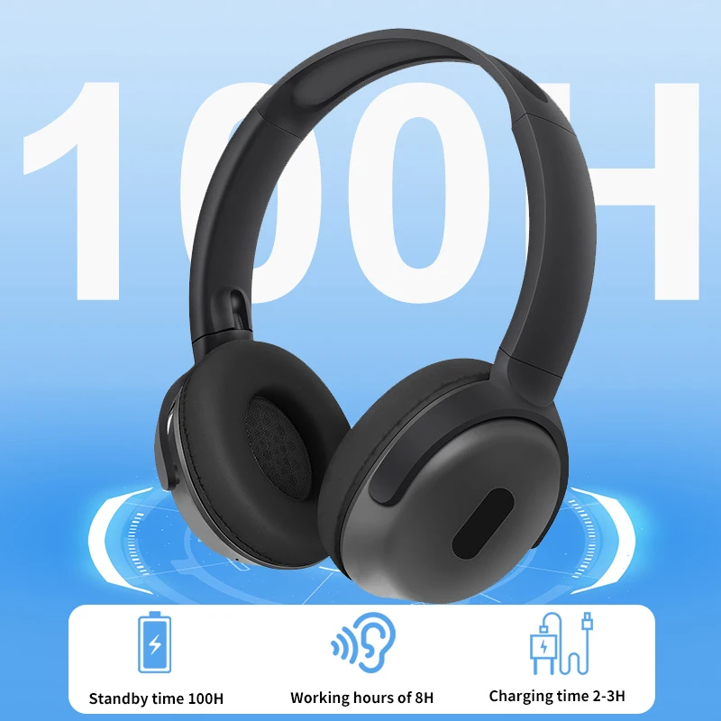 Hifi Headset Bluetooth Headphone True Wireless Sports with Headset Noise Reduction Computer Gaming Long Life High Sound Quality