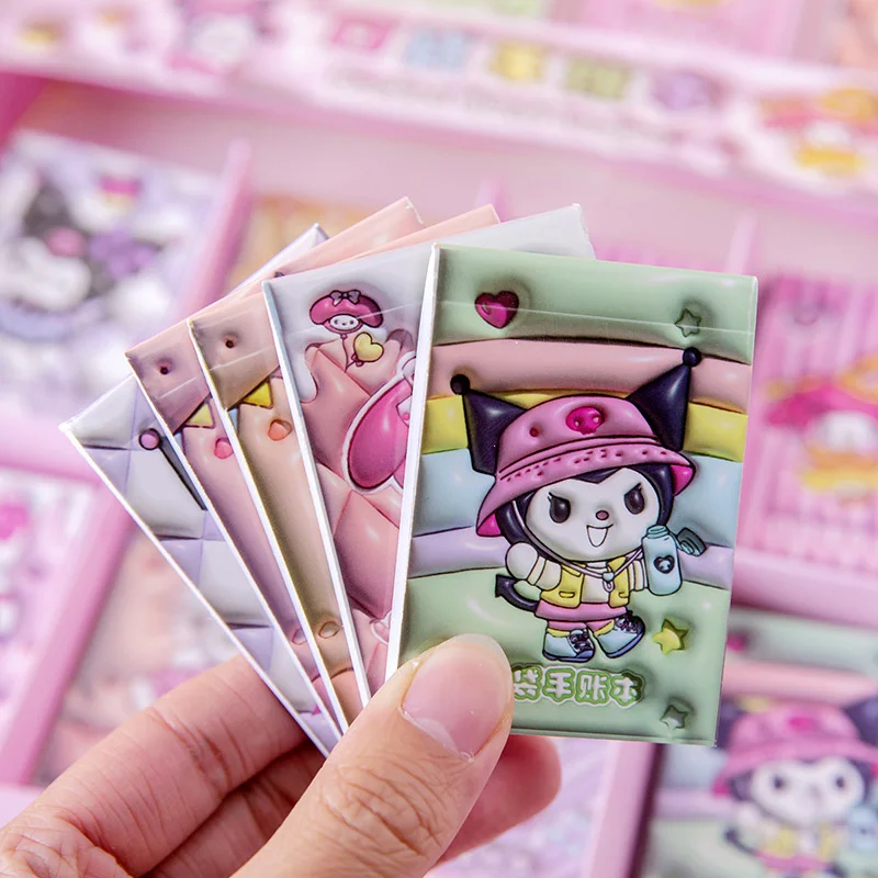 40pcs/lot Sanrio Pochacco Melody Cinnamoroll Notebook Cute Mini Portable Note Book Diary Planner Stationery Gift School Supplies