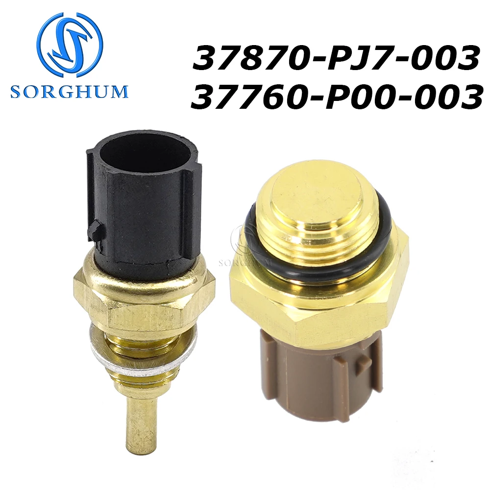 SORGHUM 37870-PJ7-003 37760-P00-003 For Acura CL Integra Honda Accord Civic CRV CRX Water Temperature Sensor Cooling Fan Switch