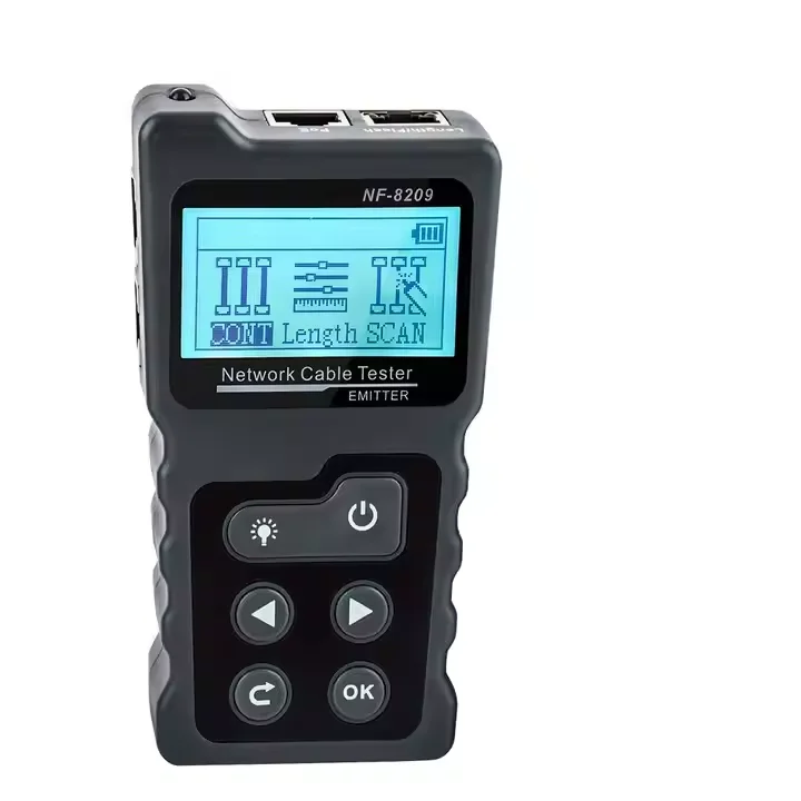 LCD Backlight Cable Continuity Tester NF-8209 STP UTP Wire Tracker with POE Tester Network Cable Tester