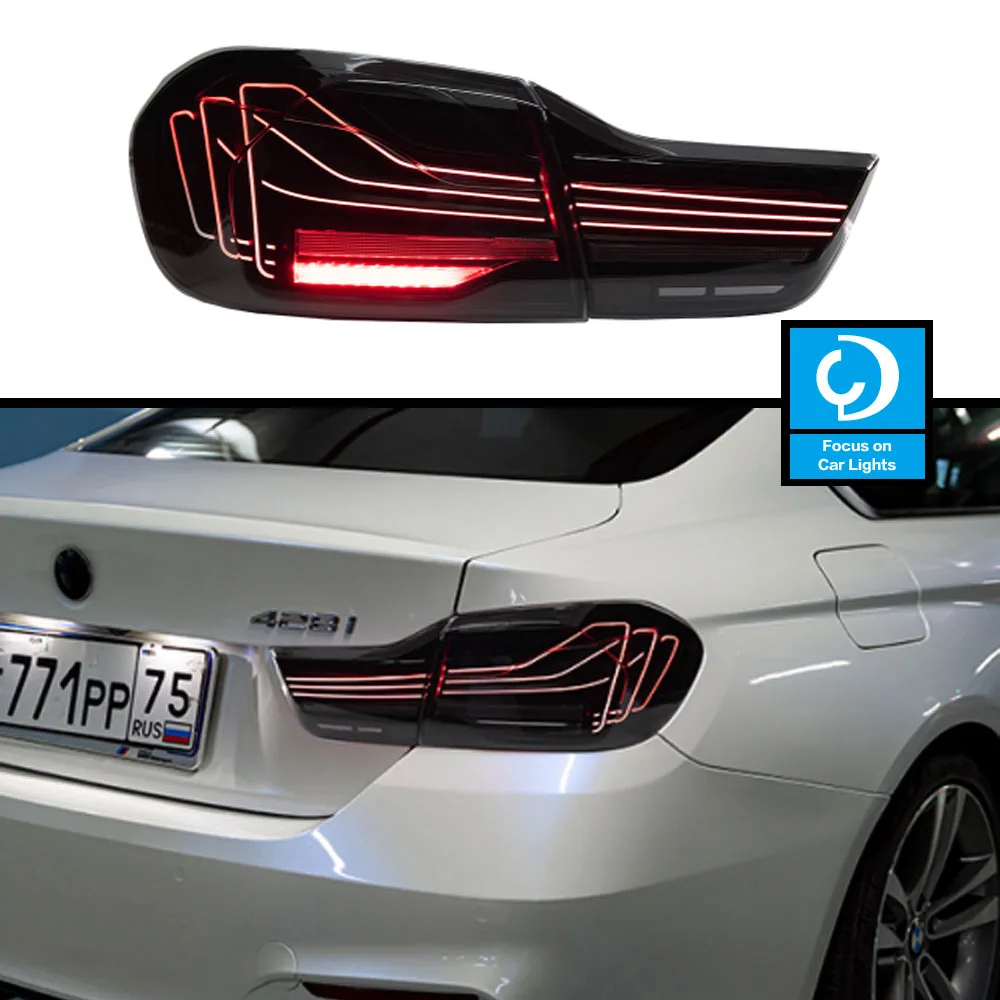 Taillights Styling For 4 Series F32 Tail Light LED DRL Running Signal Brake Reversing Parking Lighthouse Facelift