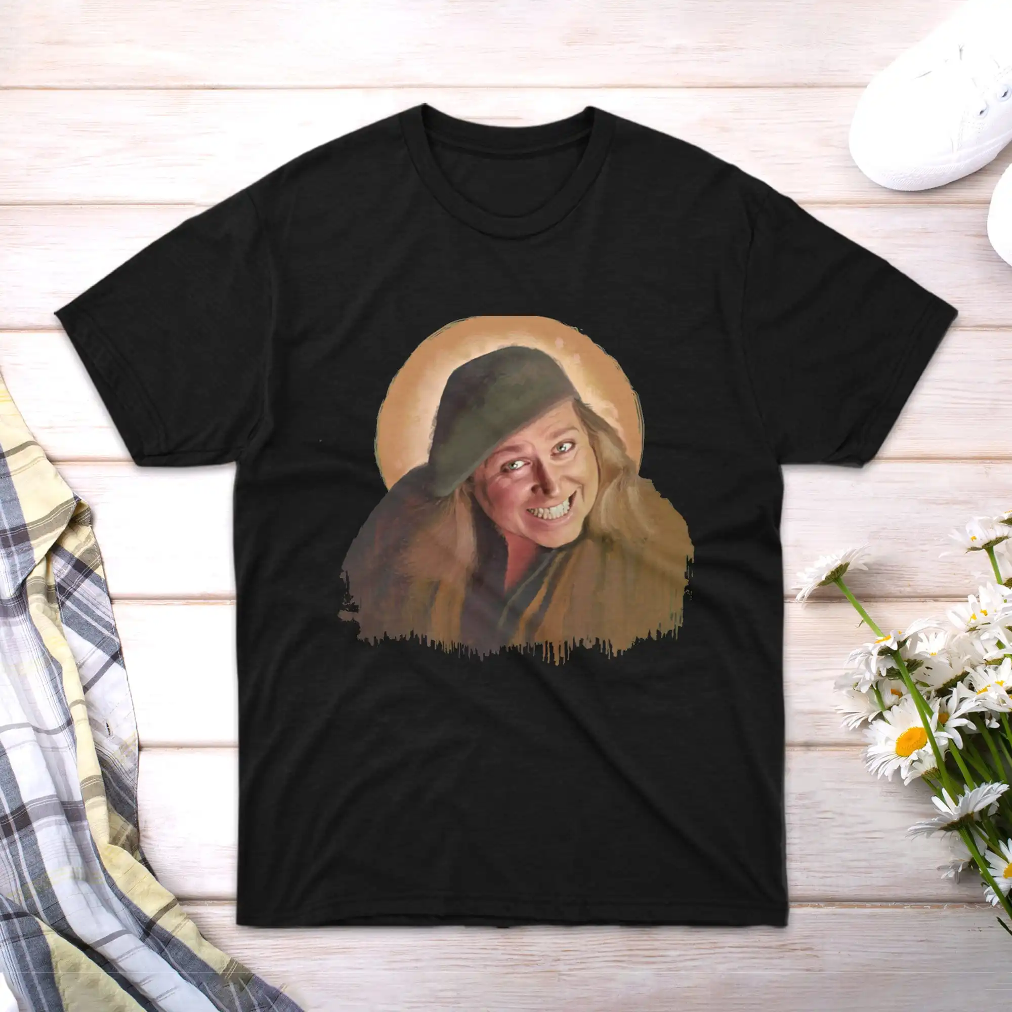 T Shirt SAM Short Novelty KINISON Friend Famous Boy standup Big Girl comedian Portraits Family Sleeve Event for