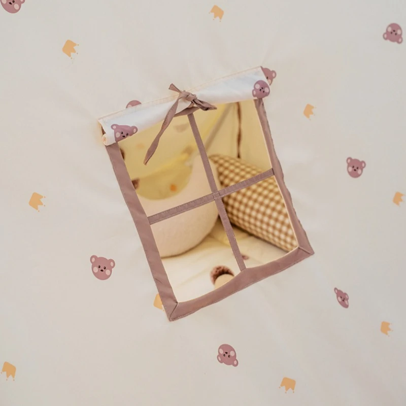 Indoor Kinder Spielzeug Zelte Atmungsaktive Fenster Spiele Spielen Sicheres Kind Kleines Haus Schlafen Spielzeug Zelt Mädchen Prinzessin Tuch Häuser