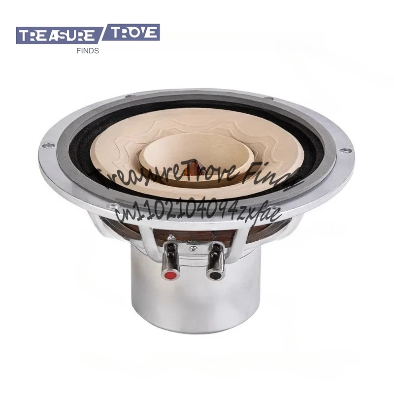 

8-Inch full-range HiFi speaker home DIY full-range speaker unit Silver-