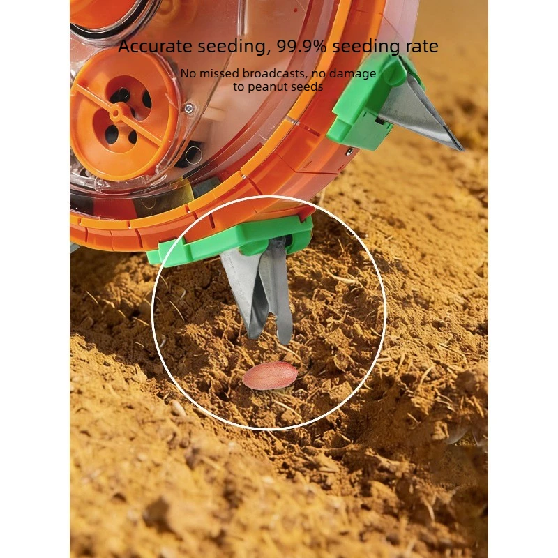 Multi Function Hand Push Corn Planter Peanut Soybean Seeder  New Automatic Farm Tool
