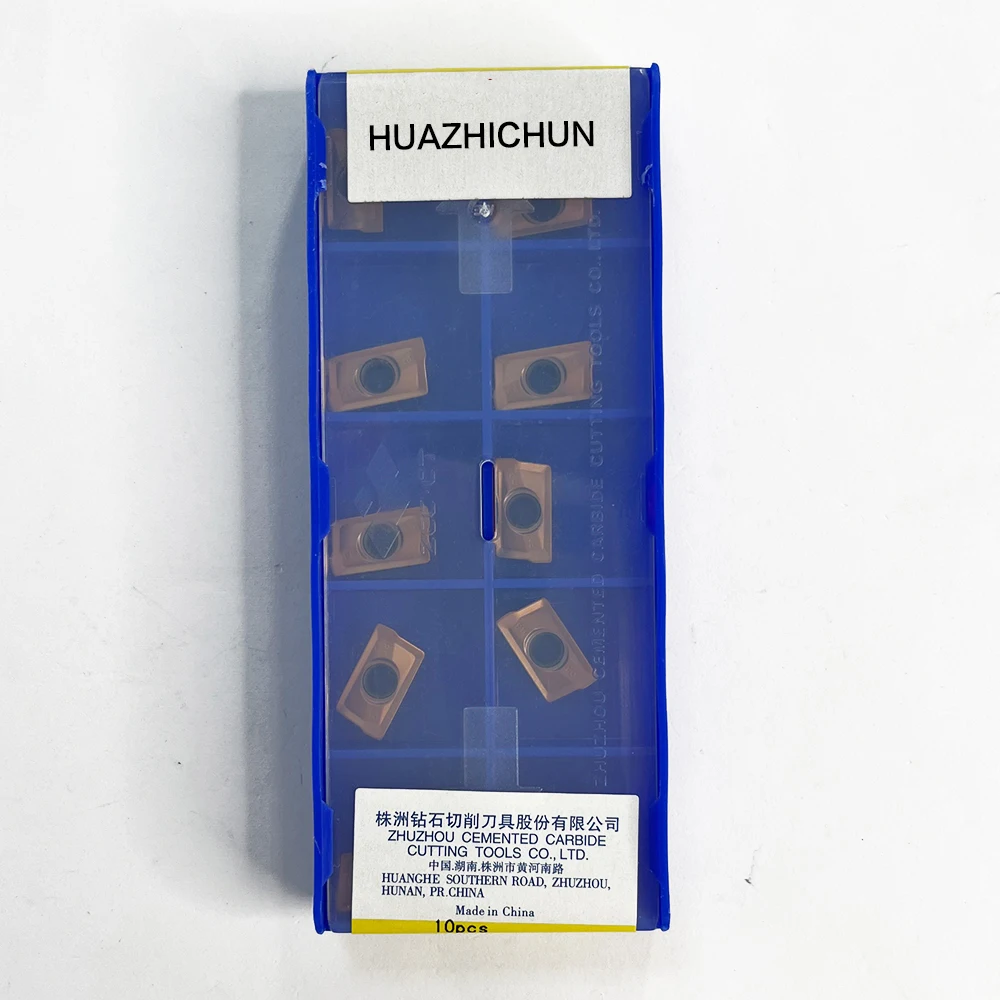 HUAZHICHUN 10pcs APKT11T308-APM YB9320 Original carbide insert with the best quality