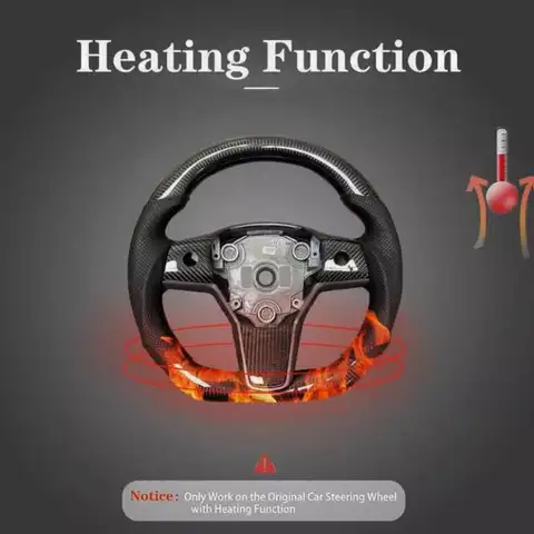 8 best sales टेस्ला मॉडल 3 कार्बन स्टीयरिंग व्हील - №8