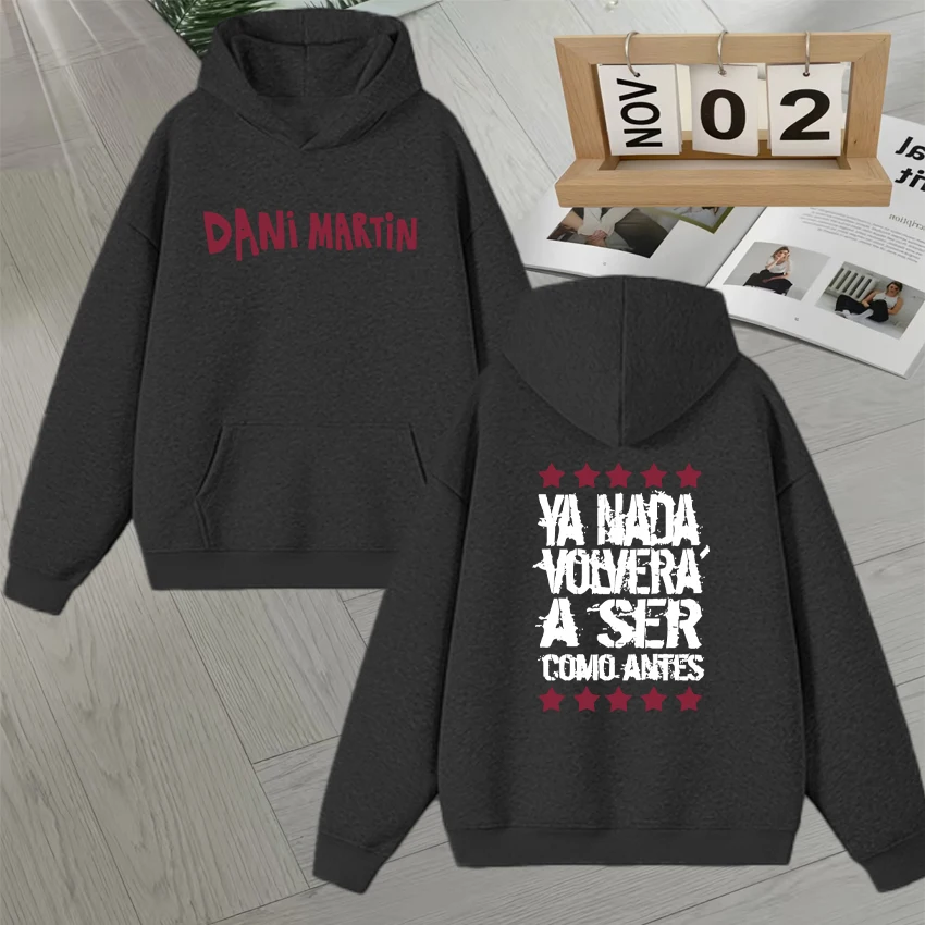 داني مارتن يا نادي فولفيرا A Ser Como قبل هوديي الرجال النساء عادية الصوف فضفاضة طويلة الأكمام البلوز موضة القوطية البلوز