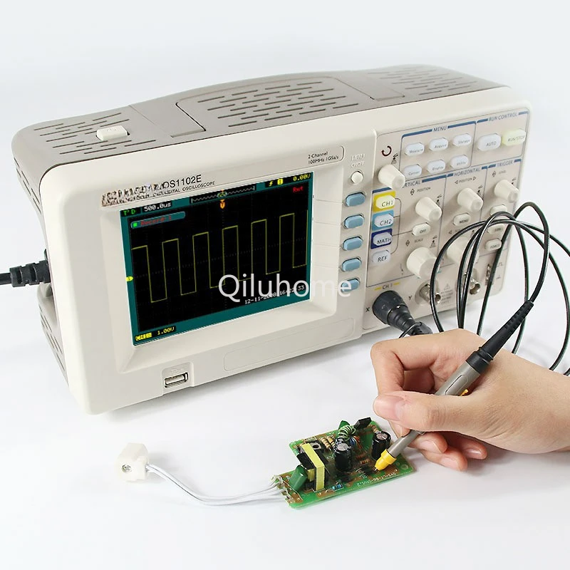 Oscilloscope Ds1102e Digital Oscilloscope Ds1052e Dual-Channel 100M Sampling 1G Oscilloscope