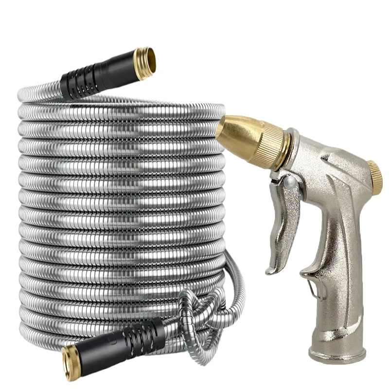

High Pressure Metal Irrigation Pipe, Metal Regulating Water Gun, Multifunctional, Household Garden Irrigation Accessories